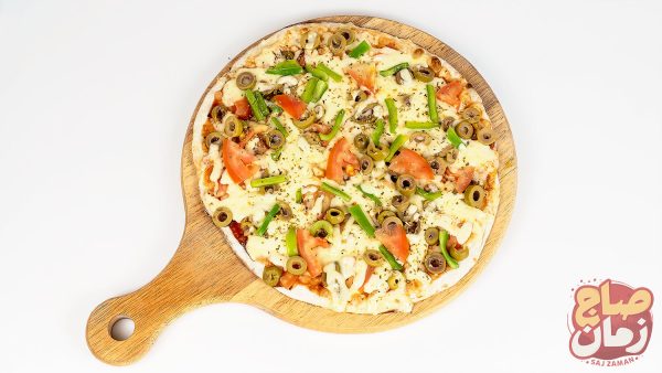 Vegetables pizza (بيتزا خضار)